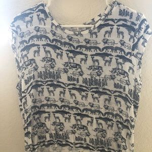 Animal Printed soft shirt
